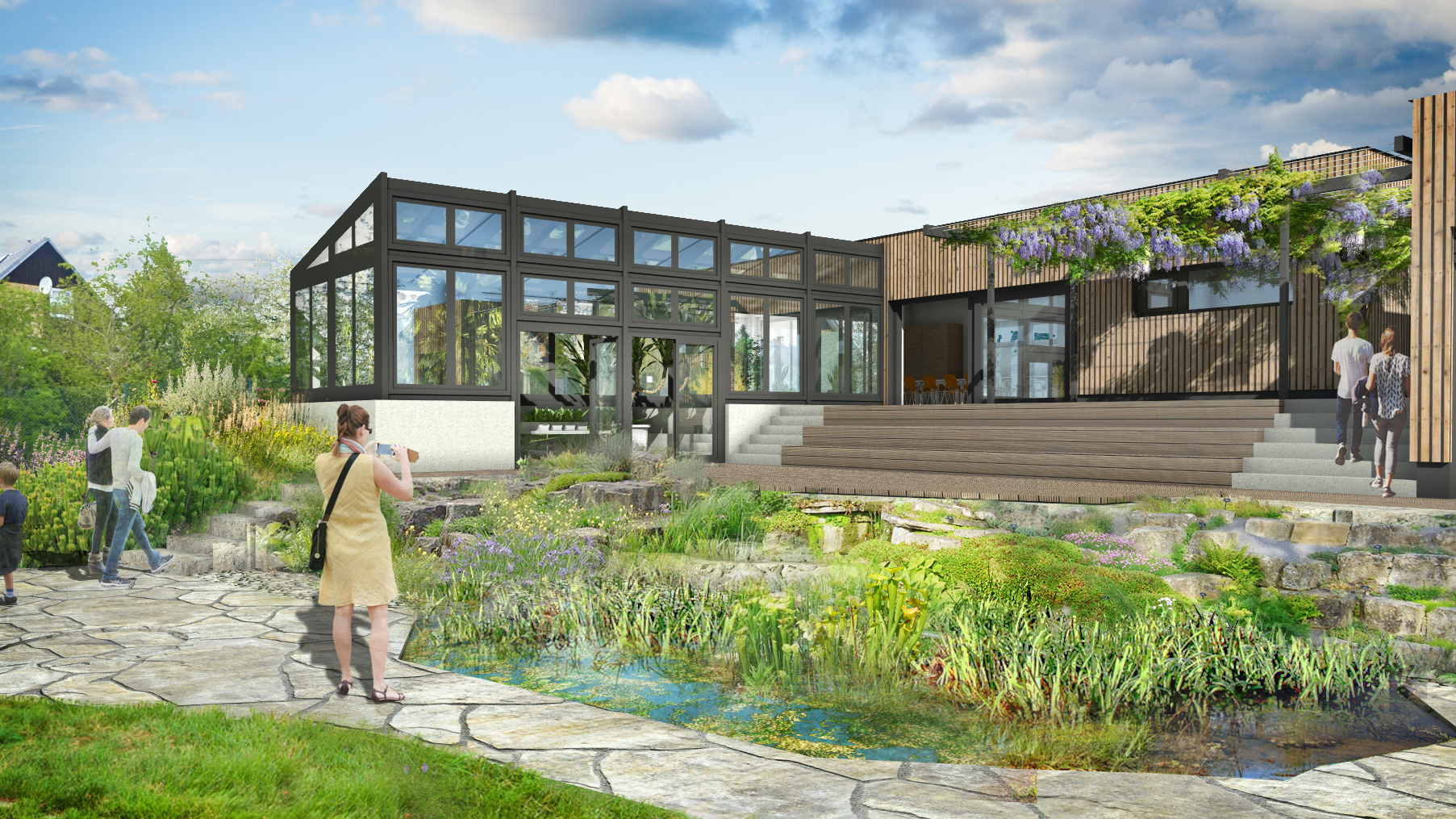 Venkovní učebna botanické centrum